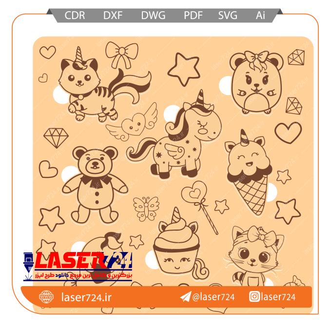 تصویر طرح پازل فانتزی کودکانه #1